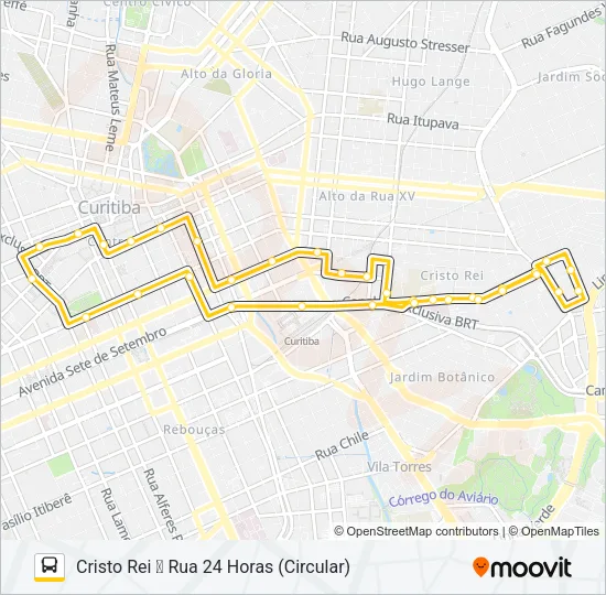 385 CRISTO REI Bus Line Map