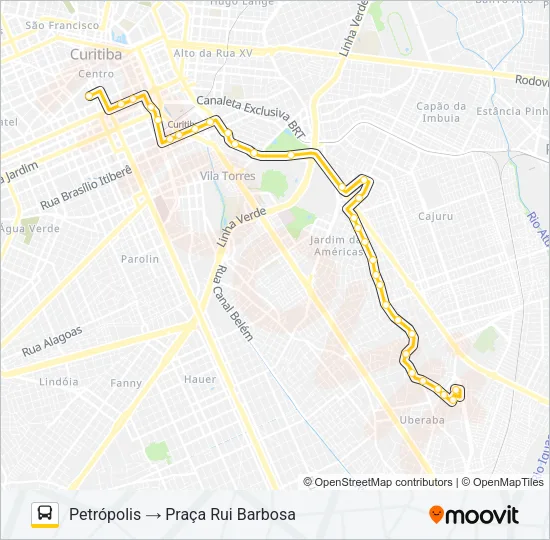 462 PETRÓPOLIS Bus Line Map