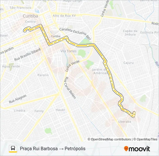 462 PETRÓPOLIS Bus Line Map
