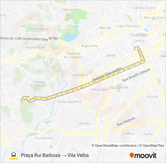 777 VILA VELHA Bus Line Map