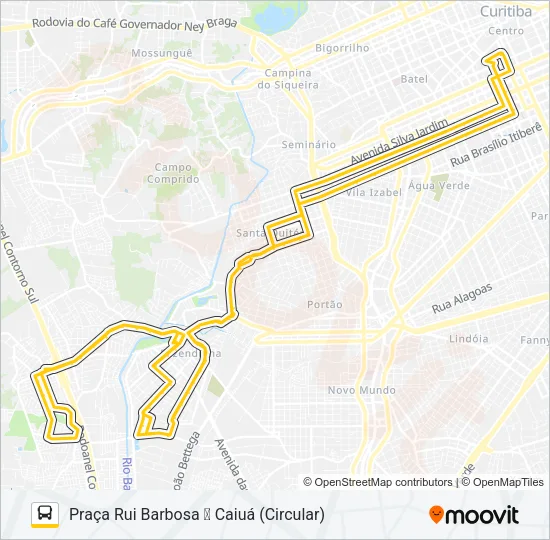 789 MAD. CAIUÁ Bus Line Map