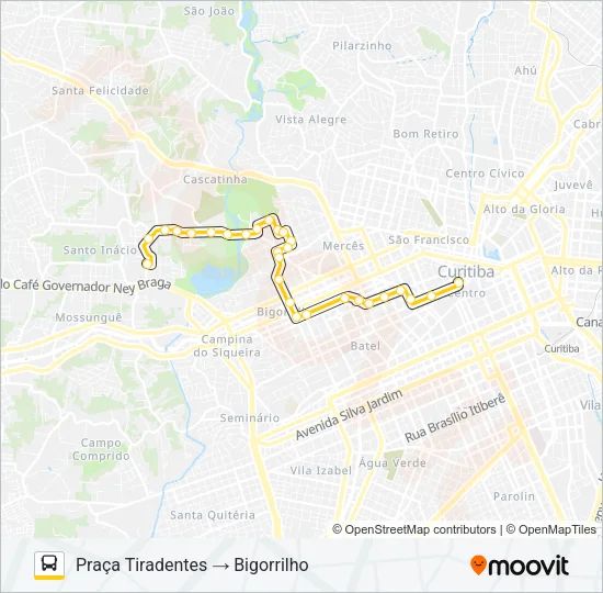 875 BIGORRILHO Bus Line Map
