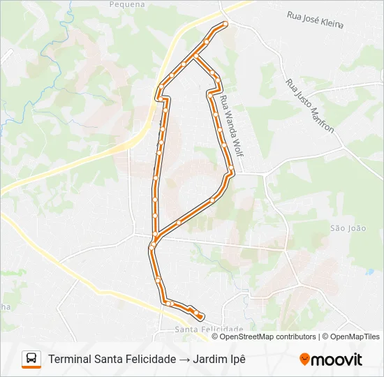 917 JARDIM IPÊ Bus Line Map