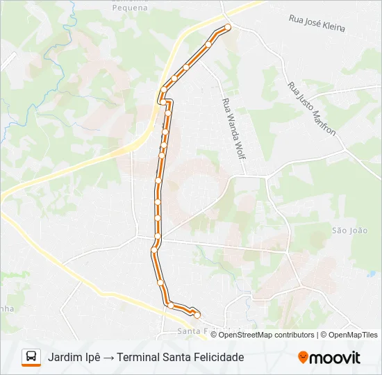 917 JARDIM IPÊ Bus Line Map