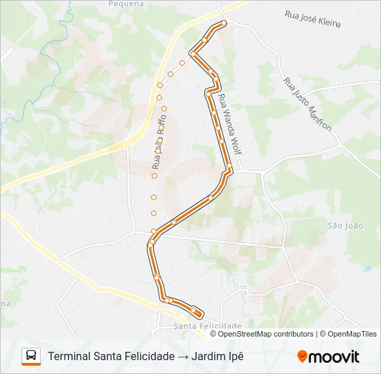 917 JARDIM IPÊ Bus Line Map