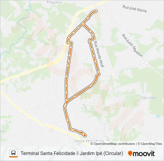 917 JARDIM IPÊ Bus Line Map