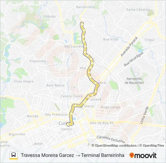 205 BARREIRINHA Bus Line Map