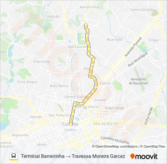 205 BARREIRINHA Bus Line Map