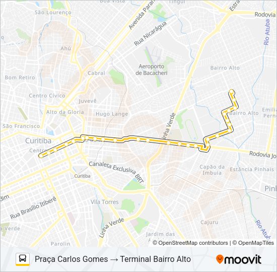 373 ALTO TARUMÃ Bus Line Map