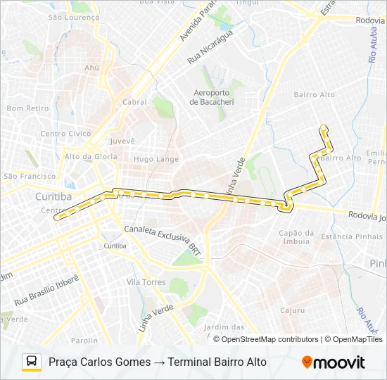 373 ALTO TARUMÃ Bus Line Map
