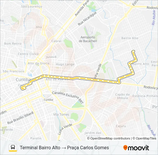 373 ALTO TARUMÃ Bus Line Map