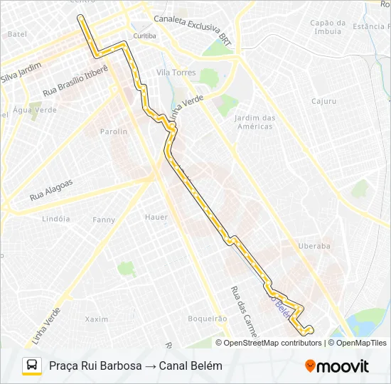 475 CANAL BELÉM Bus Line Map