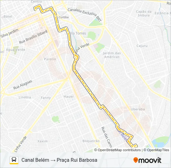 475 CANAL BELÉM Bus Line Map