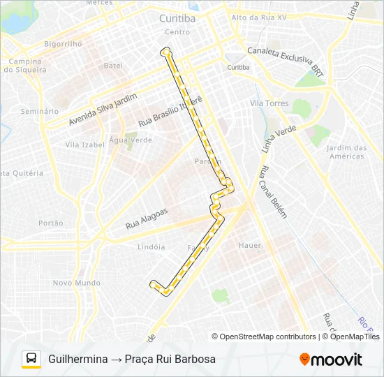 561 GUILHERMINA Bus Line Map