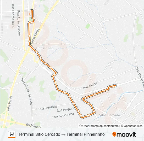 637 SANTA JOANA Bus Line Map