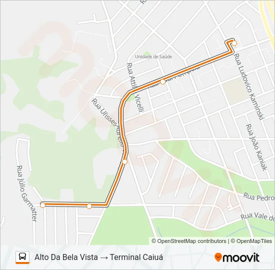 721 MÁRIO JORGE Bus Line Map