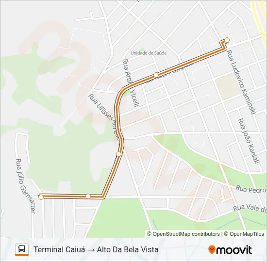 721 MÁRIO JORGE Bus Line Map