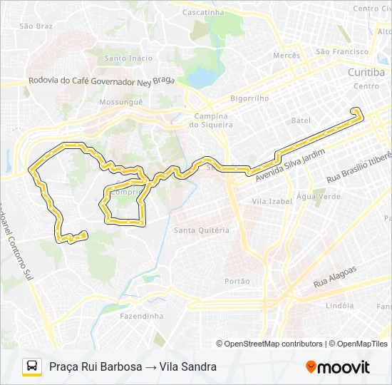 860 VILA SANDRA Bus Line Map