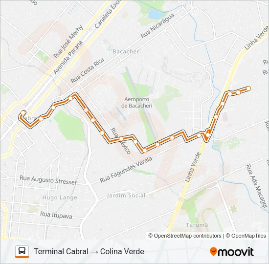 211 COLINA VERDE Bus Line Map
