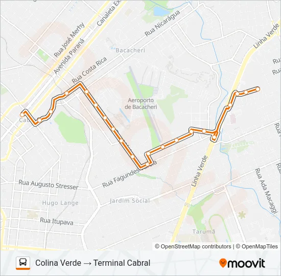 211 COLINA VERDE Bus Line Map