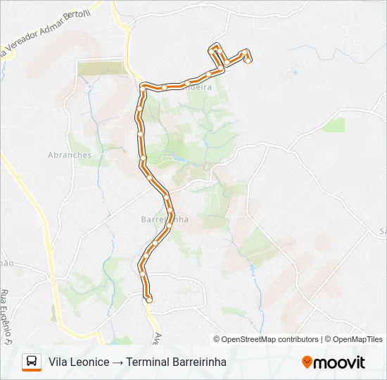 242 VILA LEONICE Bus Line Map