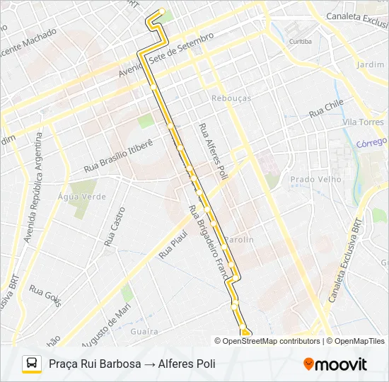 560 ALFERES POLI Bus Line Map