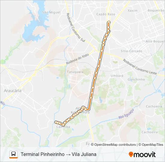 690 VILA JULIANA Bus Line Map