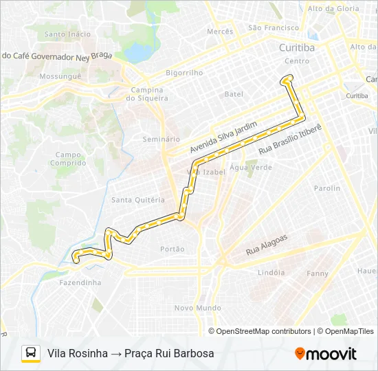 762 VILA ROSINHA Bus Line Map