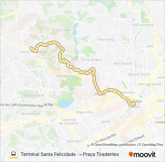965 SÃO BERNARDO Bus Line Map