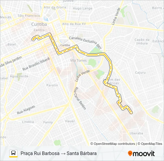 461 SANTA BÁRBARA Bus Line Map