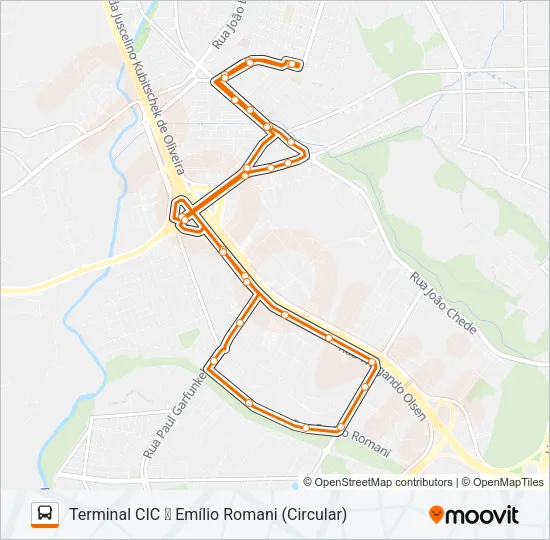 723 EMÍLIO ROMANI Bus Line Map