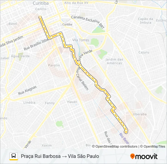 471 VILA SÃO PAULO Bus Line Map