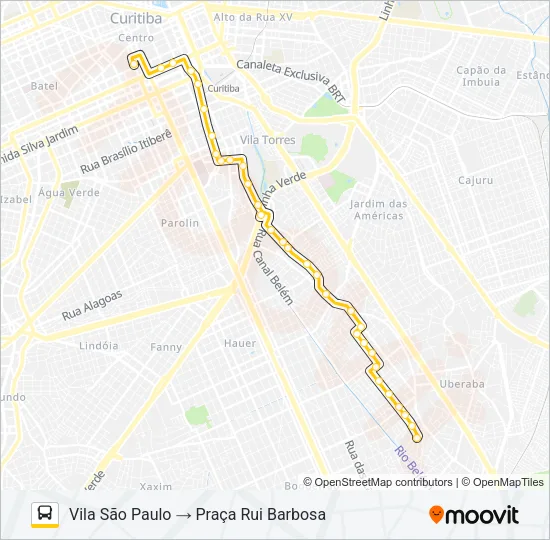471 VILA SÃO PAULO Bus Line Map