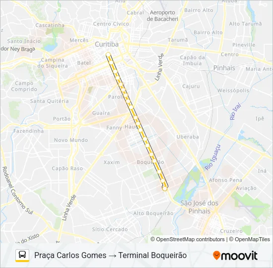 509 MAD. BOQUEIRÃO Bus Line Map