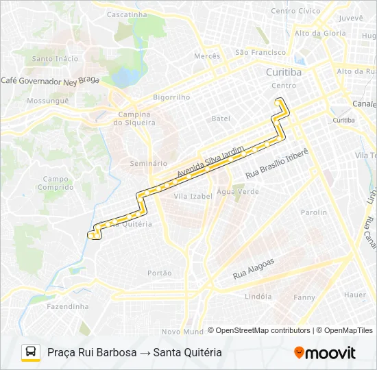 760 SANTA QUITÉRIA Bus Line Map