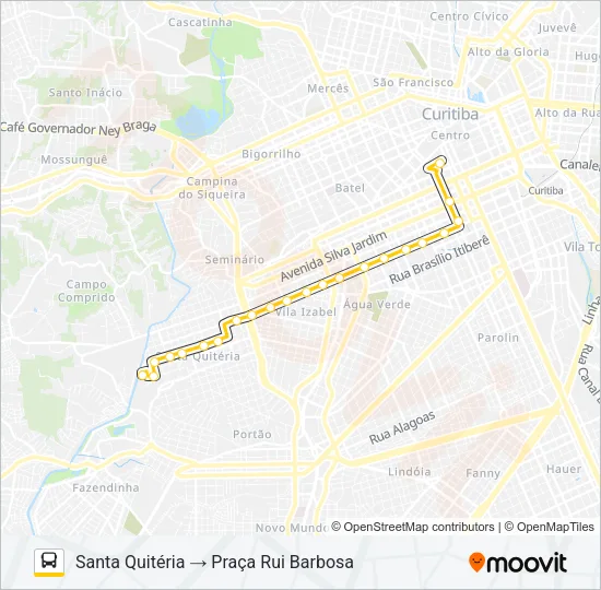 760 SANTA QUITÉRIA Bus Line Map