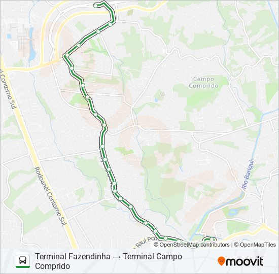 Mapa de 040 INTERBAIRROS IV de autobús