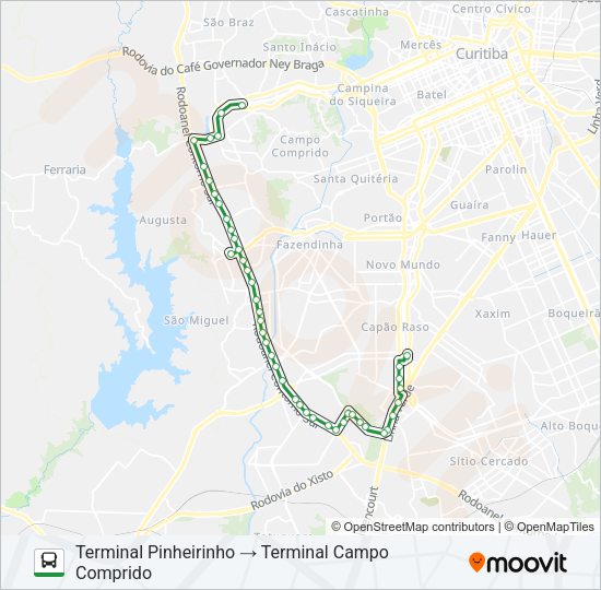 060 INTERBAIRROS VI Bus Line Map