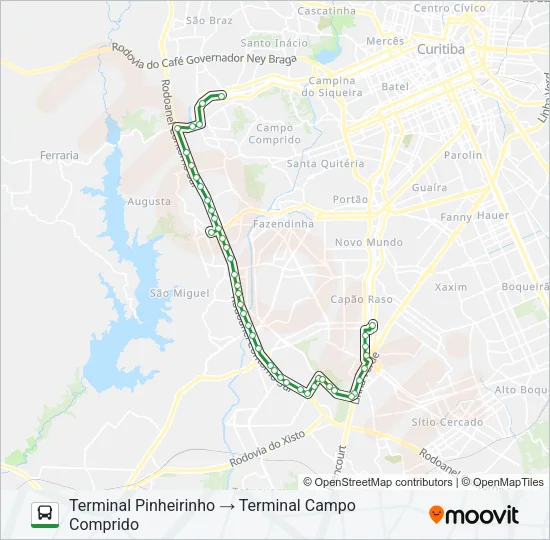 060 INTERBAIRROS VI Bus Line Map