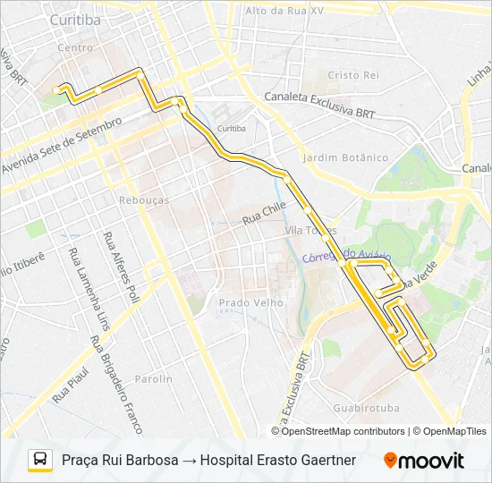 465 ERASTO GAERTNER Bus Line Map