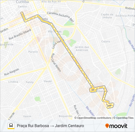 468 JARDIM CENTAURO bus Line Map