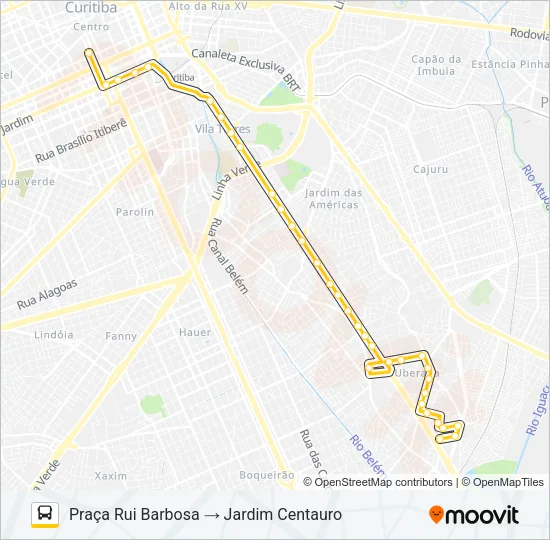 468 JARDIM CENTAURO Bus Line Map