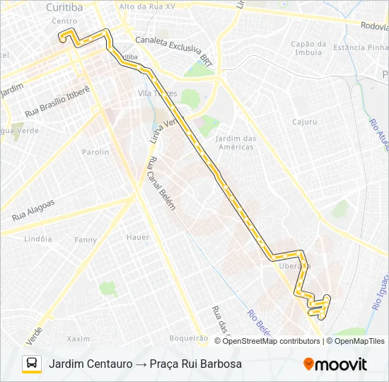468 JARDIM CENTAURO Bus Line Map