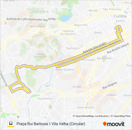 788 MAD. VILA VELHA Bus Line Map