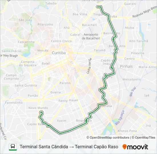 030 INTERBAIRROS III Bus Line Map