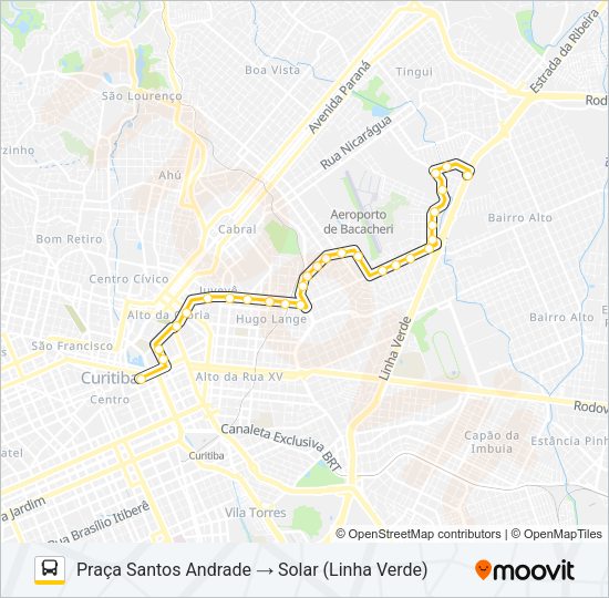 Mapa da linha 361 AUGUSTO STRESSER de ônibus