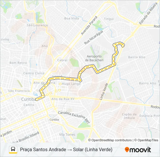 361 AUGUSTO STRESSER Bus Line Map