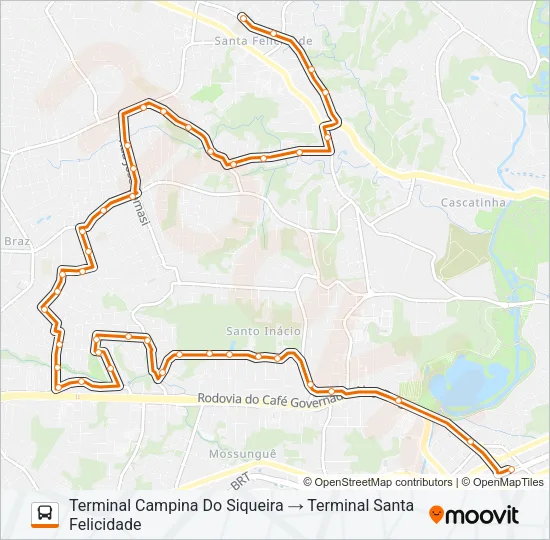 817 SATURNO / VENEZA Bus Line Map