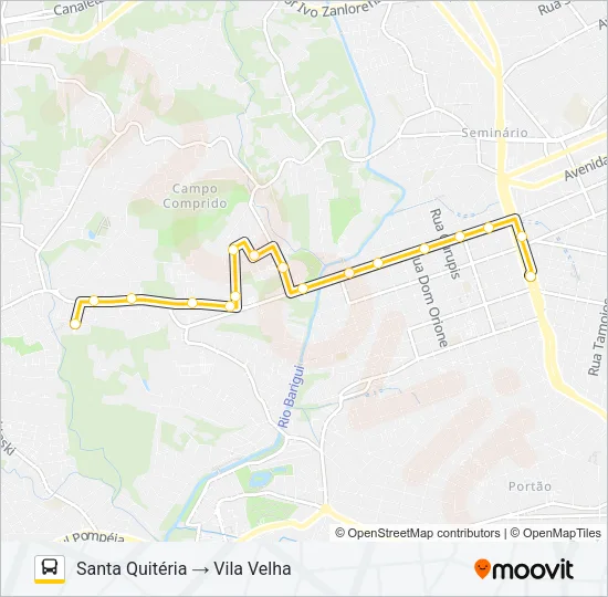 779 VILA VELHA / BURITI Bus Line Map