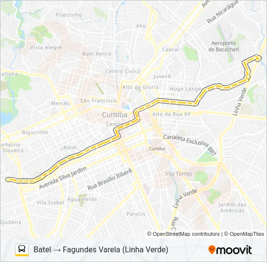 365 JARDIM SOCIAL / BATEL Bus Line Map